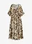 Maxi jurk met pailletten van soepele viscose, bonprix