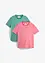 Zwangerschapsshirt / voedingsshirt (set van 2) van biologisch katoen, bonprix