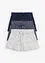 Jersey short van puur biologisch katoen (set van 3), bonprix