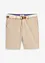 Stretch bermuda met riem, regular fit, bonprix