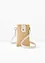 Kleine schoudertas in rieten look, bonprix