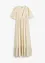Maxi jurk met strokenrok van soepele viscose, bonprix