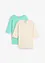 T-shirt van puur katoen (set van 2), bonprix