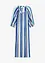 Gestreepte kaftan jurk van gestructureerde viscose, bonprix
