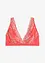 Bralette zonder beugels en met multicolor kant, bonprix