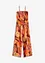 Gedessineerde jumpsuit van soepele viscose, bonprix