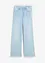 Wide leg stretch jeans high waist, bonprix