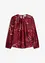 Gedessineerde blouse van viscose, bonprix