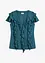 Shirt met volants van een zachte modal-mix, bonprix