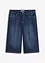 Jeans bermuda mid waist, low stretch, bonprix