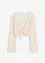 Kort vest in gehaakte look, bonprix