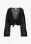 Kort vest in gehaakte look, bonprix
