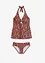 Halternek tankini (2-dlg. set) met ringdetail, bonprix