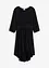 Jersey jurk met plooitjes, bonprix