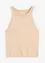 Gebreide top met metallic effect, bonprix