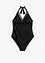 Halter badpak met een diep decolleté, bonprix