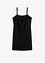 Mini jurk met details van imitatieleer, bonprix