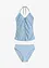Halter tankini (2-dlg. set) met rimpels, bonprix