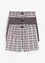 Losse jersey boxers (set van 3) geruit, bonprix