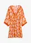 Tuniekjurk met kant van gestructureerde viscose, bonprix