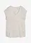 Blouse van satijn met korte mouwen, bonprix
