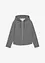 Sweatvest met capuchon van zachte scubastof, bonprix
