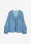 Chiffon blouse met volants, bonprix