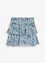Strokenrok van gestructureerde chiffon, bonprix