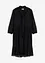 Jersey jurk van mesh met strik, bonprix