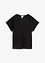 Shirt met zijde en geweven inzetstuk, bonprix