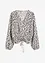 Korte blouse met plooitjes, bonprix