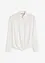 Blouse van gestructureerd materiaal met wikkeldetail, bonprix
