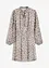 Gedessineerde jurk van chiffon, bonprix