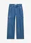 Loose fit cargo jeans met verstelbare band, straight, bonprix