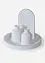 Decoratief dienblad met vazen (4-dlg. set), bonprix