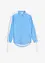 Oversized overhemdblouse van biologisch katoen, bonprix