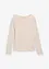 Licht longsleeve met boothals, bonprix