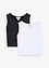 Aansluitende cropped top (set van 2), bonprix