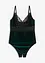 Fluwelen body ouvert, bonprix