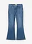 Flared jeans mid waist, bonprix