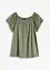 Shirt met kanten mouwen, bonprix