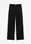 High waist twill broek met opgestikte zakken, bonprix