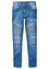 Skinny fit stretch jeans met verstelbare band, straight, bonprix