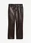 Leren broek van lamsnappa, bonprix