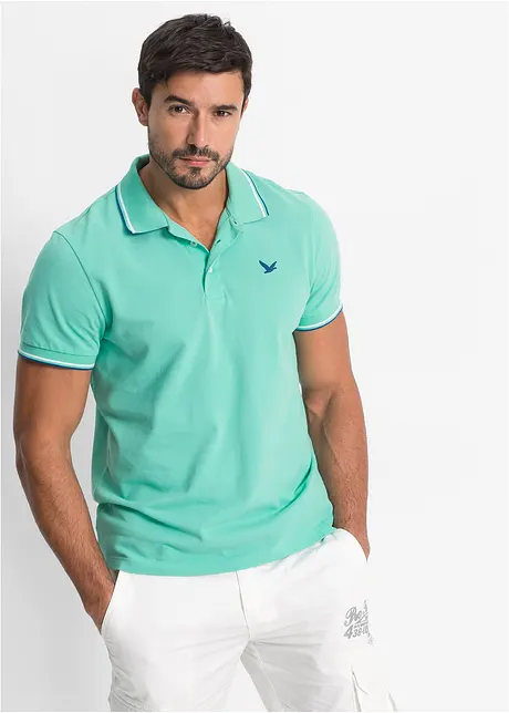 Poloshirt van piqué, korte mouw, bonprix