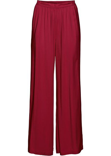 Klassieke, wijde broek met steekzakken - avondrood