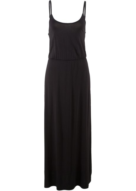Martelaar zonnebloem nogmaals Comfortabele jurk met een elastiek in de taille en verstelbare  schouderbandjes - zwart