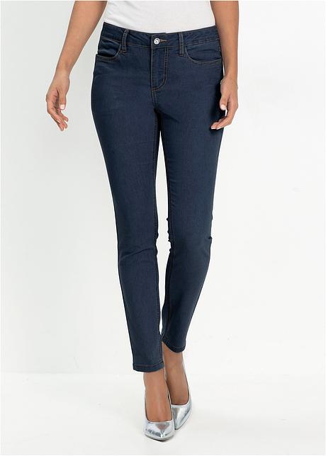 Rechte super stretch jeans met 4 zakken 