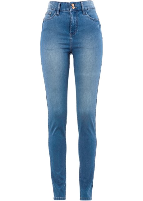 Midden Geleend Gastvrijheid Licht corrigerende highwaist-jeans met power-stretch en push-upeffect -  blue stone
