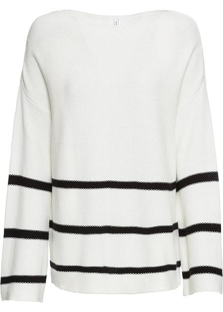 Oversized trui crèmezwart gestreept RAINBOW bonprix.nl Oversized trui crèmezwart gestreept RAINBOW bonprix.nl
